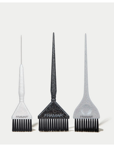 Framar Verkwast Glitter Family Pack Pin Tail Brush Set