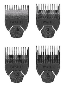 Wahl Chromini Opzetkammen Set (4 Stuks)