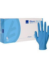 Abena Nitril Handschoenen Ongepoederd Blauw (100 Stuks)