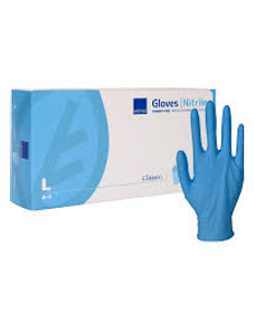Abena Nitril Handschoenen Ongepoederd Blauw (100 Stuks)
