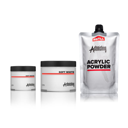 Astonishing Acrylic Powder Acrylpoeder Soft White