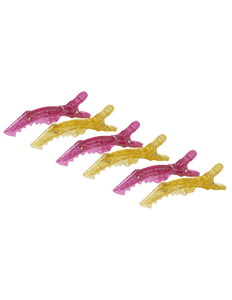 Sibel Verdeelklemmen Gator Clips Glanzende Lippen (6 Stuks)