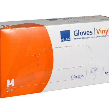 Abena Vinyl Handschoenen Ongepoederd Transparant (100 Stuks)