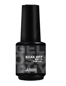 Astonishing Gelosophy Soak Off Matte Top Gel (zonder plaklaag) TPO-vrij
