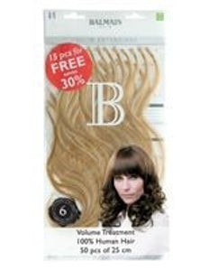 Balmain Fill-in Extensions Natural Straight 25cm (50 Stuks)