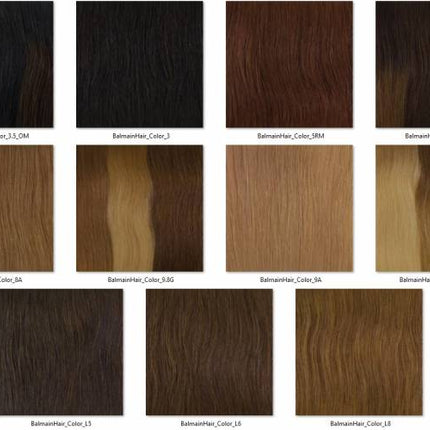 Balmain Fill-in Extensions Natural Straight 25cm (50 Stuks)