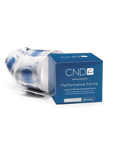 CND Nagel Sjabloon Performance Forms Silver (300 Stuks)