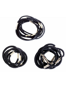 Efalock Haar Elastiekjes Zwart (Diverse maten en stuks)