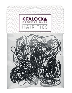 Efalock Rasta Elastiekjes Zwart (100 Stuks)