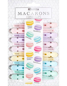 Efalock Verdeelklemmen Macarons Combi Clips Set (12 Stuks - Assorti)