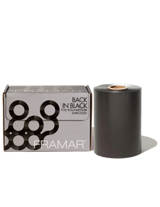 Framar Folie Back in Black Embossed op Rol (12,7cm x 100,58m)