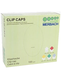 Merbach Haarnet Clip Caps Wit (100 Stuks)
