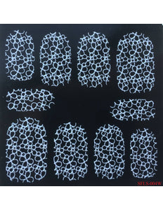 No Label Nail Art Design Sticker