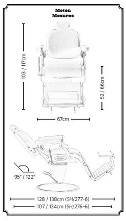 Salon Ambience Salon Ambience Barber Herenstoel Premier