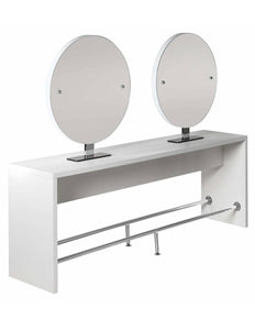 Salon Ambience Salon Ambience Kaptafel Brooklyn (Ronde Spiegel)