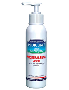 Samenwerkende Pedicures Samenwerkende Pedicures Voetbalsem Rood - gebruik bij koude voeten