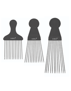 Sibel Afro Kam Metalen Vork Haarkam