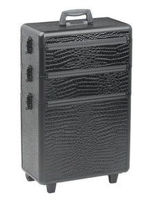 Sibel Koffer Modular Zwart Met 3 Opbergniveaus