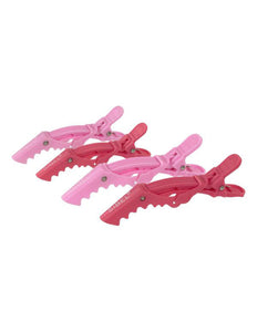 Sibel Verdeelklemmen Gator Clips Licht&Donker Roze 11cm (6 Stuks)