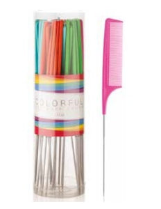 Xanitalia Gekleurde Puntkammen Metaal (24 Stuks)