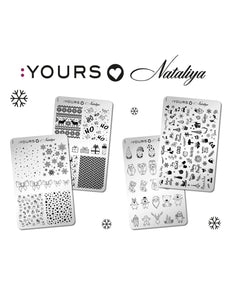 Yours Cosmetics Stempelplaten Dubbelzijdig - Xmas 2021 Collectie