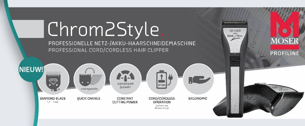 KPPRS Banner Moser Chroms2Syle Tondeuse