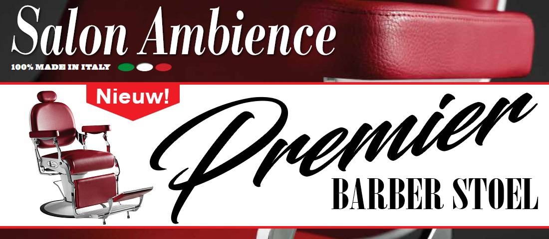 Salon Ambience Banner Premier Barber Stoel