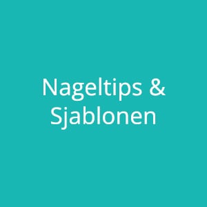 Nageltips en sjablonen kh