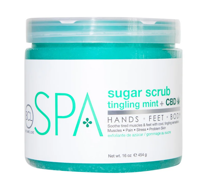 Tingling Mint + CBD Sugar Scrub