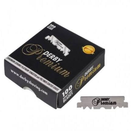 Derby Premium Enkelzijdige Scheermesjes (100 Stuks)