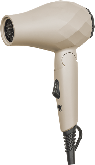Efalock Haardroger Mini Travel Beige (Opvouwbaar) 1000Watt