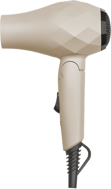 Efalock Haardroger Mini Travel Beige (Opvouwbaar) 1000Watt