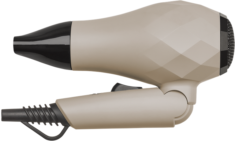 Efalock Haardroger Mini Travel Beige (Opvouwbaar) 1000Watt