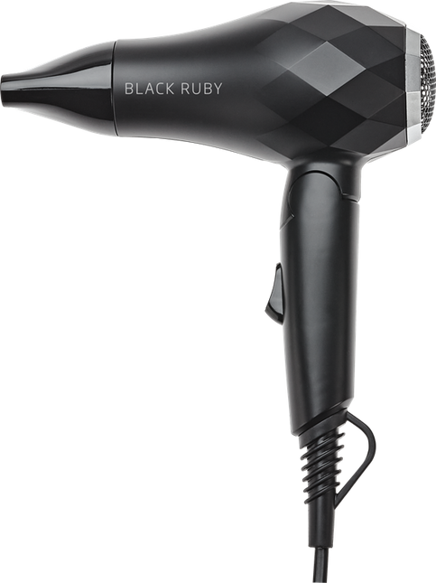 Efalock Haardroger Mini Travel Zwart (Opvouwbaar) 1000Watt