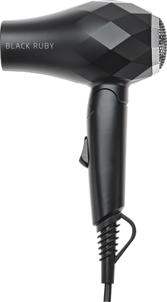 Efalock Haardroger Mini Travel Zwart (Opvouwbaar) 1000Watt
