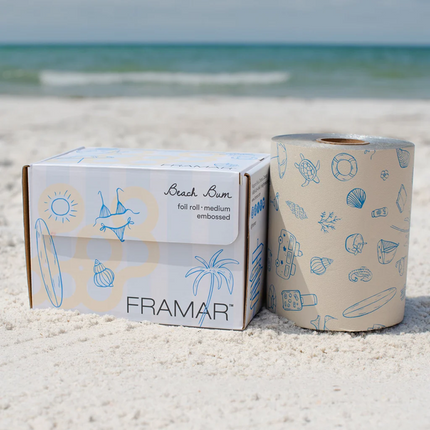Framar Folie Beach Bum Embossed Foil Rol (100 meter)