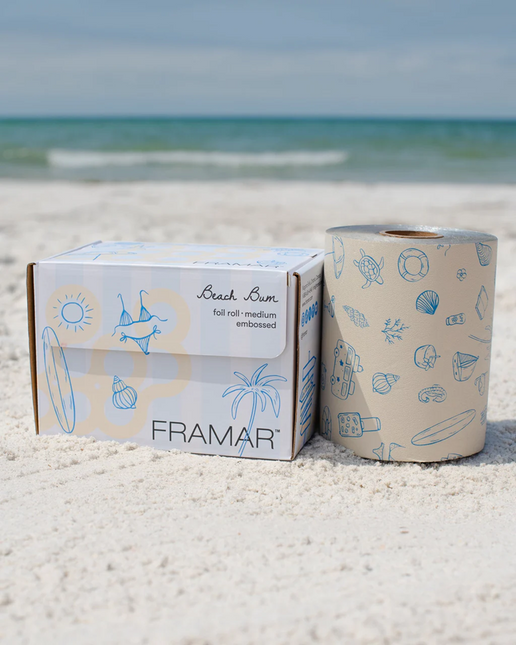 Framar Folie Beach Bum Embossed Foil Rol (100 meter)