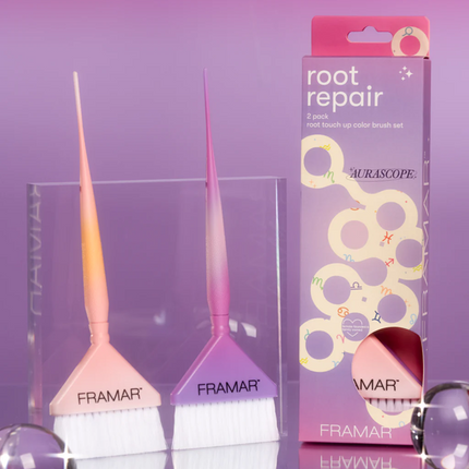 Framar Verfkwast Aurascope Root Repair Brush Set (2 Stuks)