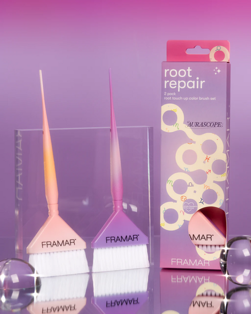 Framar Verfkwast Aurascope Root Repair Brush Set (2 Stuks)