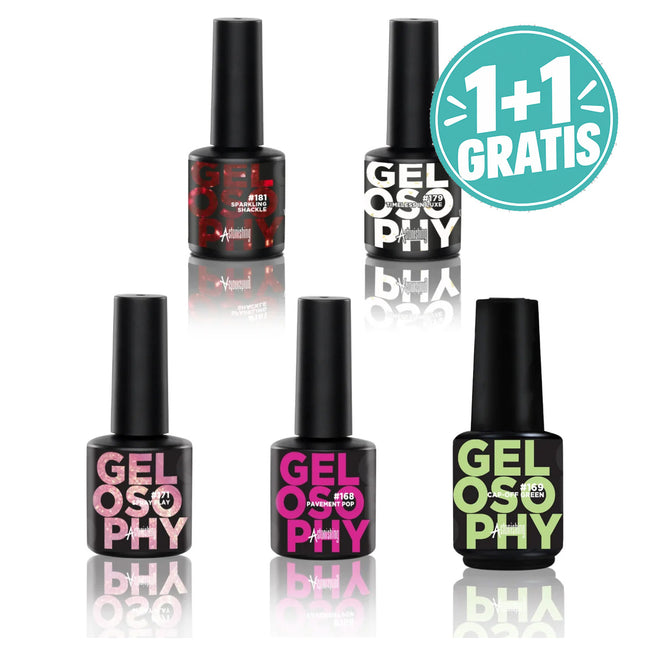 Gelosophy Gel Polish #101 - #150 TPO-vrij (1+1 GRATIS!)