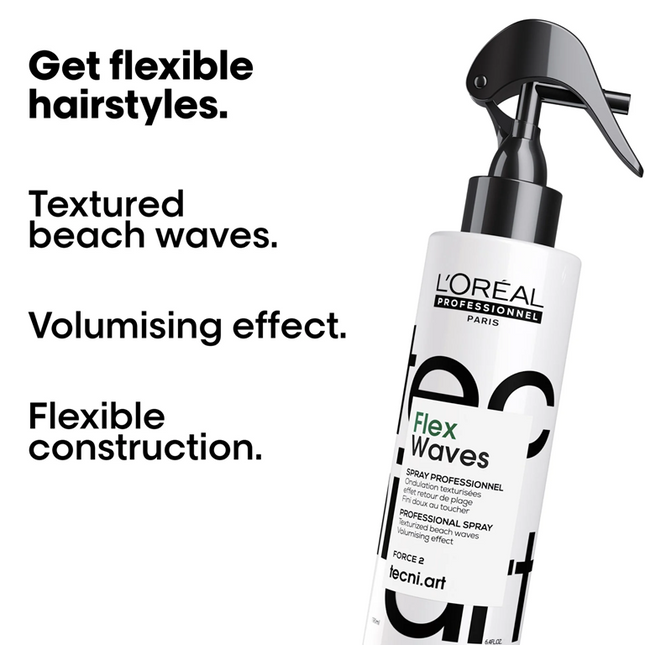 Loreal Tecni Art Flex Waves Zout Spray Beach Waves (190ml)