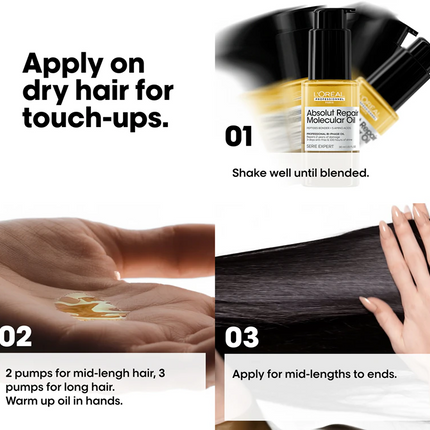 Loreal Serie Expert Absolut Repair Molecular Bi-Phase Haarolie (90ml)