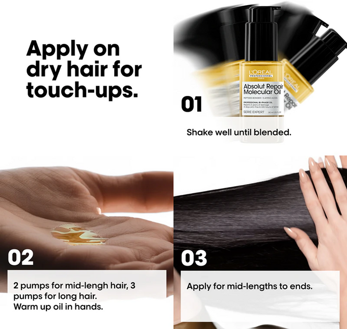 Loreal Serie Expert Absolut Repair Molecular Bi-Phase Haarolie (90ml)