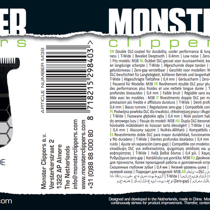 Monster Clippers Nano Gap Snijmes (PRE-ORDER)
