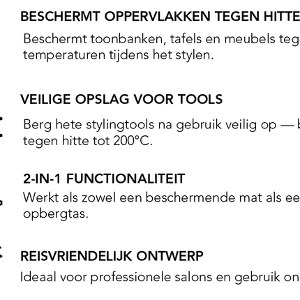 Max Pro Hittebestendige Mat & Opbergtas