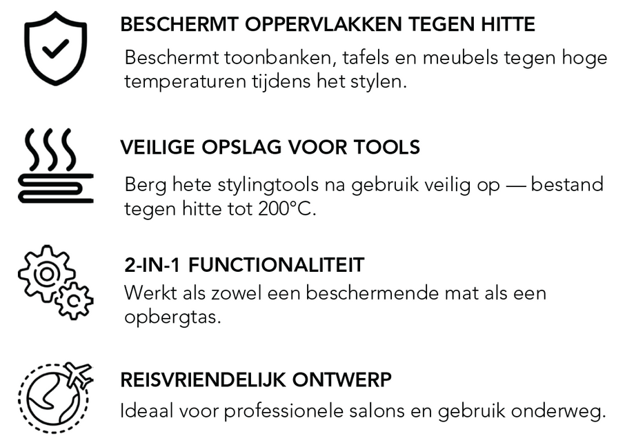 Max Pro Hittebestendige Mat & Opbergtas