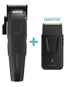 Monster Clippers Assassin Tondeuse + GRATIS Assassin Shaver