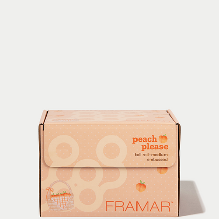 Framar Folie Peach Please Embossed Foil Rol (100 meter)
