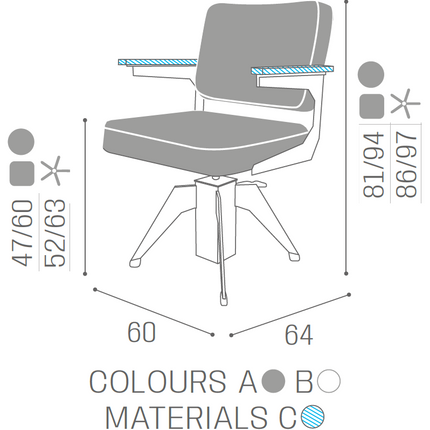 Salon Ambience Kappersstoel Maiden