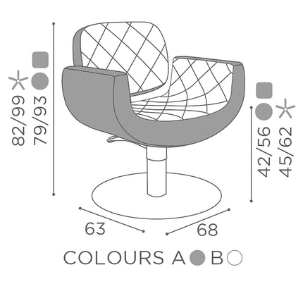 Salon Ambience Kappersstoel Naomi+